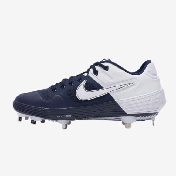 NEW Nike Zoom Air Alpha Baseball Cleats Navy Blue - Picture 3 of 10